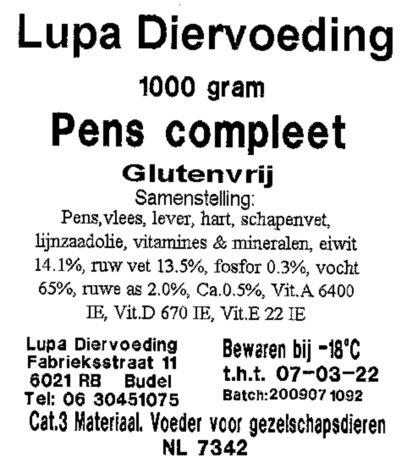 Lupa Pens Compleet